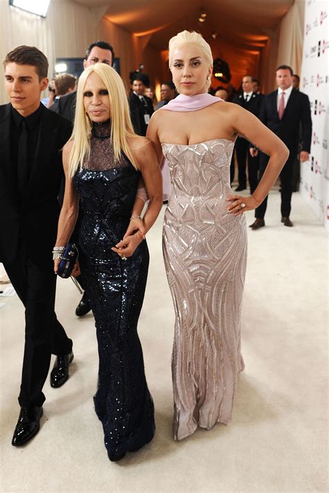 anna wintour donatella versace lady gaga|Lady Gaga, Donatella Versace and Anna Wintour assemble .